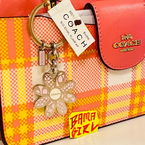 Coach Flower 🌺 Keychain/ Bag Charm FOR KEYCHAIN ONLY - Picture 6 of 10